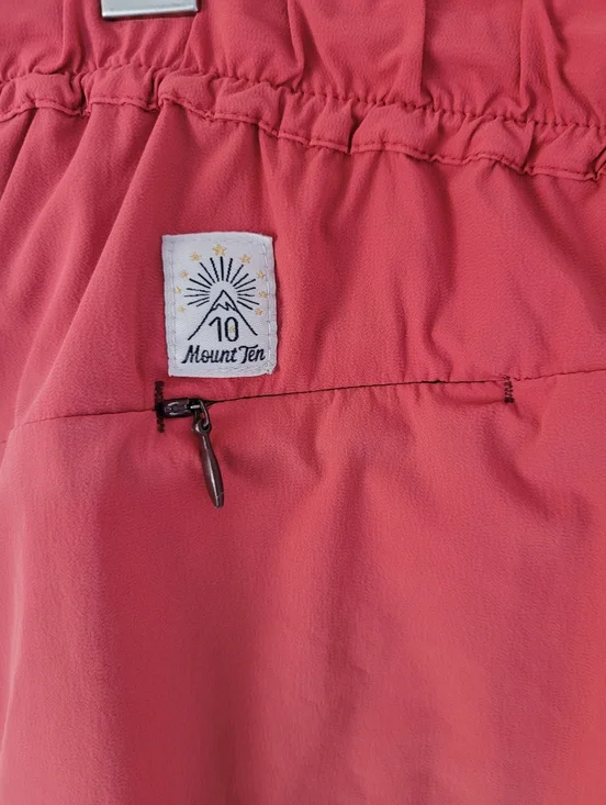 Maloja Women's Coral Pink Drawstring Shorts - Picture 3 of 10